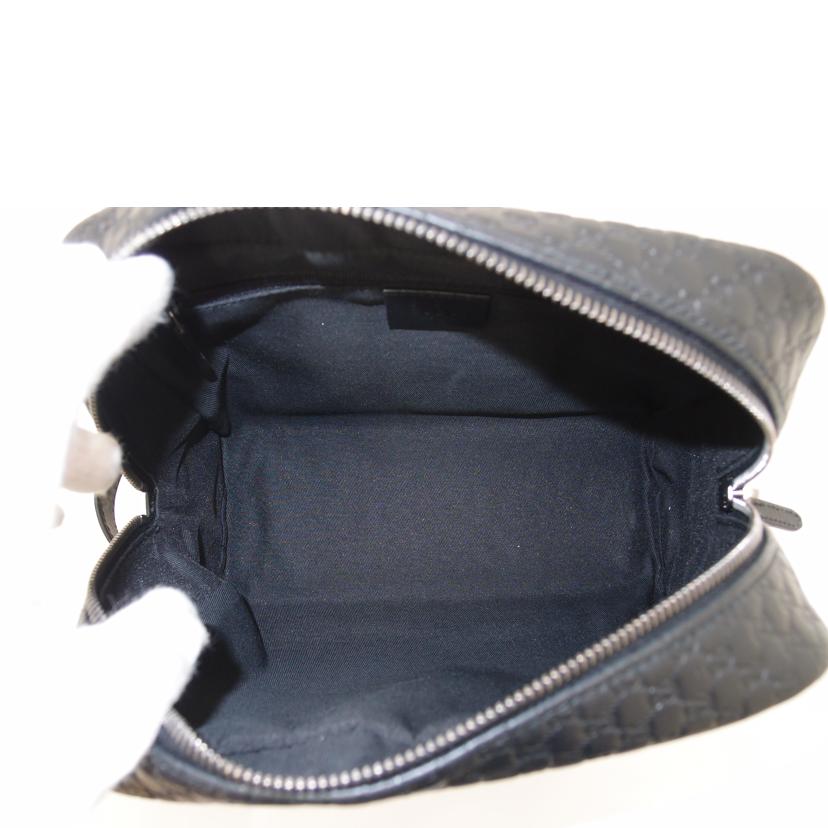 GUCCI グッチ セカンドバッグ メンズ/マイクログッチシマ・レザークラッチ/ブラック/419775//622011/SAランク/69