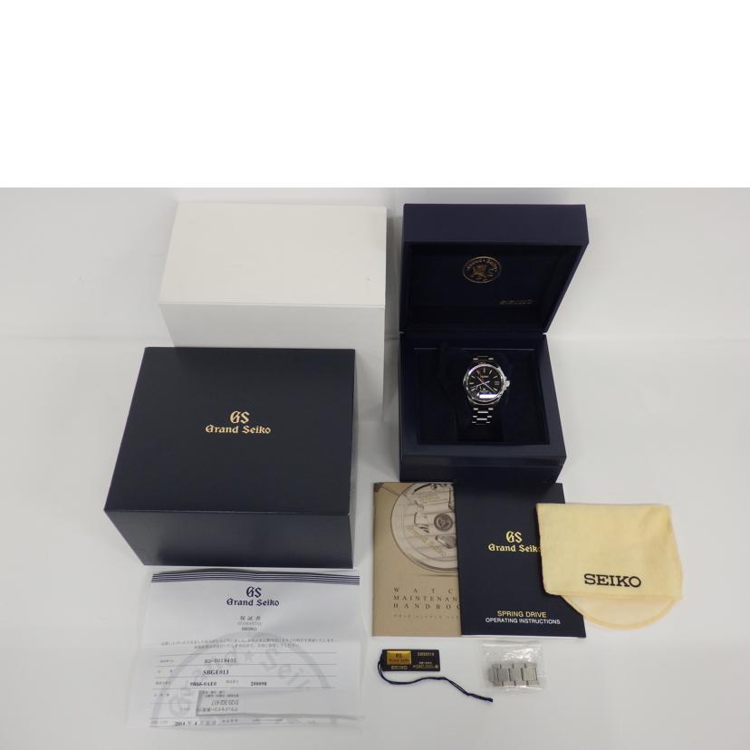 SEIKO セイコー/グランドセイコー/スプリングドライブ/GMT/SBGE013//200098/Aランク/91