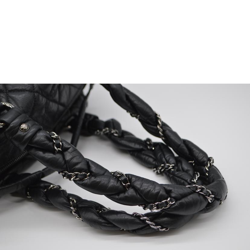 CHANEL シャネル/マトラッセココマークショルダーハンド/ブラック/A32906//10429811/Aランク/89