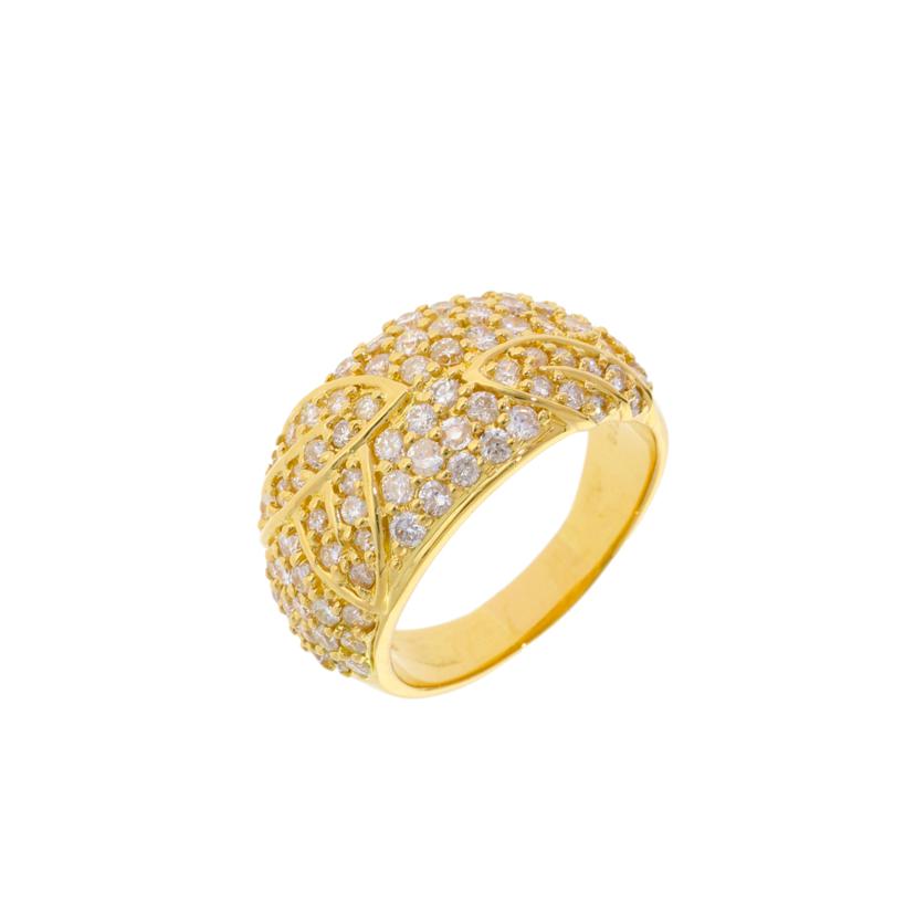 K18/K18ダイヤリング 1.506/#12/8.9//D1.506/Aランク/75