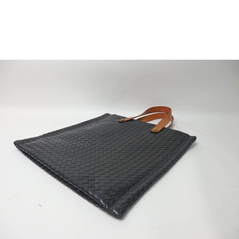 BOTTEGA VENETA ボッテガ・ヴェネタ/トートバッグ/イントレチャート/黒×茶/210316 VIDE4 1088//EPEV 2008 4192 A/ABランク/84