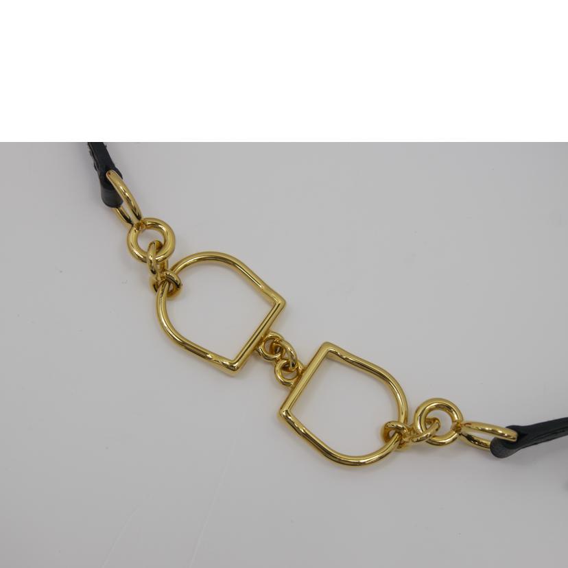 HERMES エルメス/エトリエレザーブレスレット/全長約35cm//Aランク/75