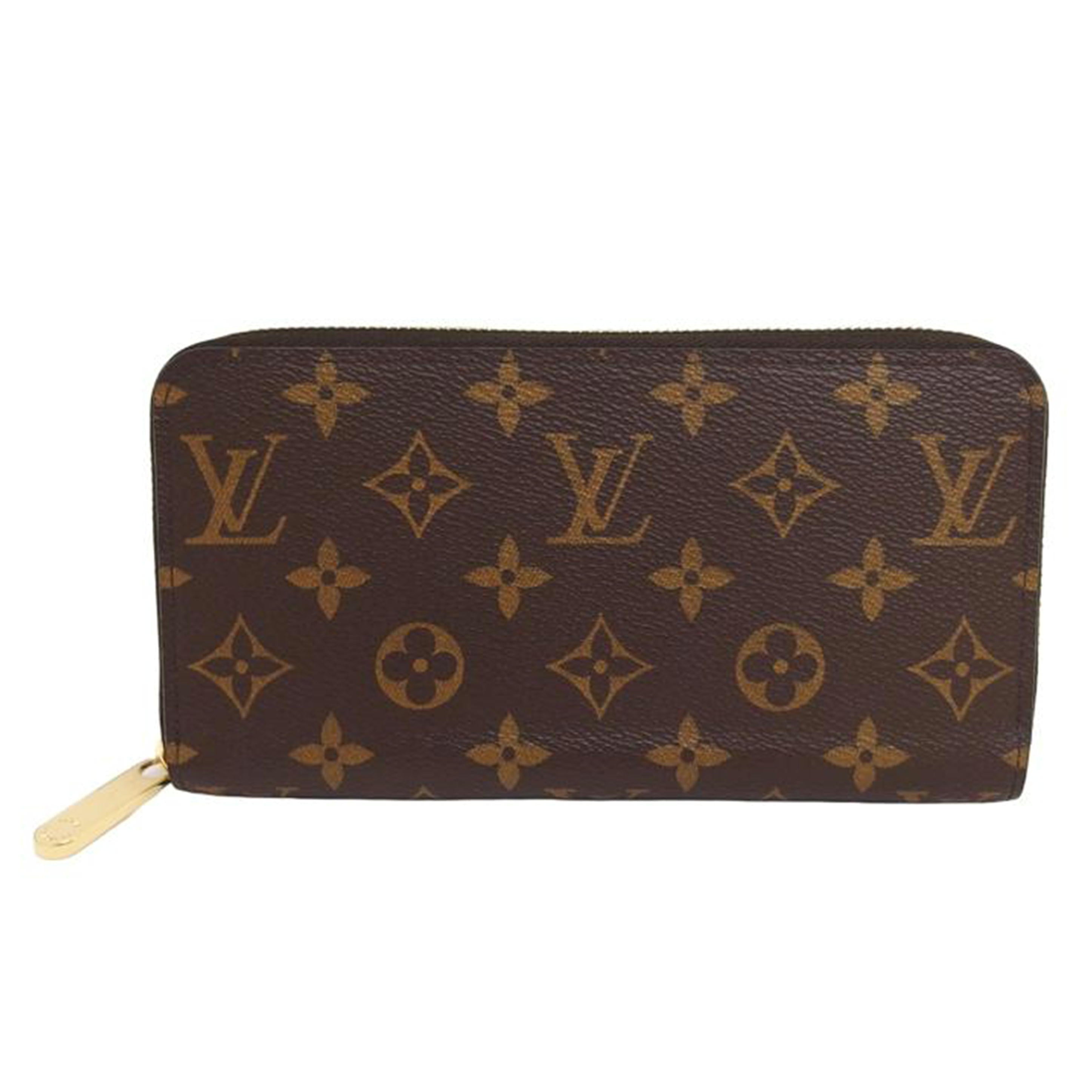 LV ルイ・ヴィトン LOUIS VUITTON 長財布 ラウンドファスナー ブラウン/ジッピー・ウォレット/モノグラム/M42616//ICチ***/Aランク/04