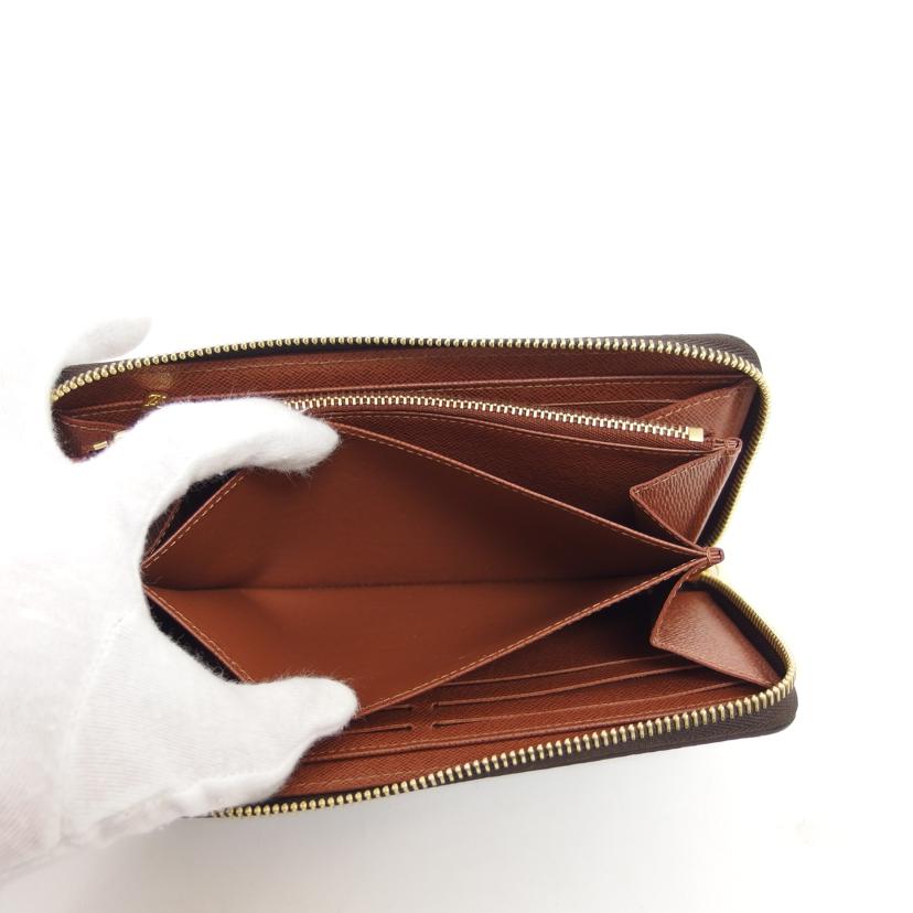 LV ルイ・ヴィトン LOUIS VUITTON 長財布 ラウンドファスナー ブラウン/ジッピー・ウォレット/モノグラム/M42616//ICチ***/Aランク/04