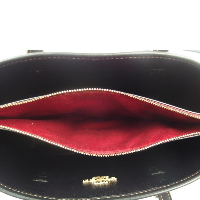 COACH コーチ/シグネチャージャガードストライプモーリートート25/カーキブラック/C4086//B2139/Aランク/83