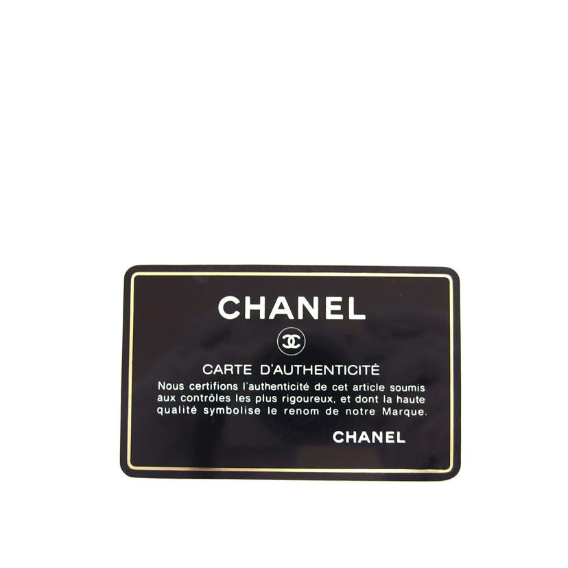CHANEL シャネル コンパクトウォレット ココマーク/マトラッセ/ラムスキン/二つ折りガマ口財布/ブラック//167****/Bランク/04