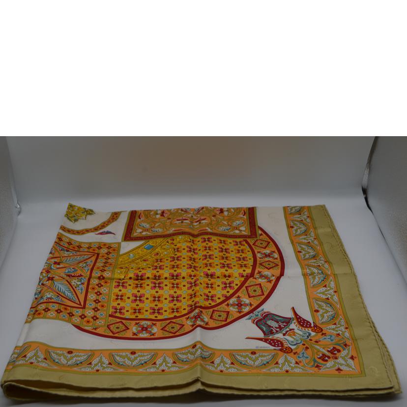 HERMES エルメス/ヴィザンチンの空 シルクスカーフ・カレ90//Aランク/89