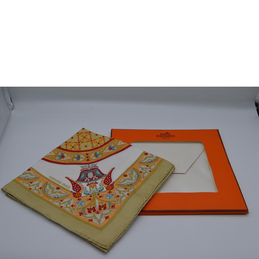 HERMES エルメス/ヴィザンチンの空 シルクスカーフ・カレ90//Aランク/89