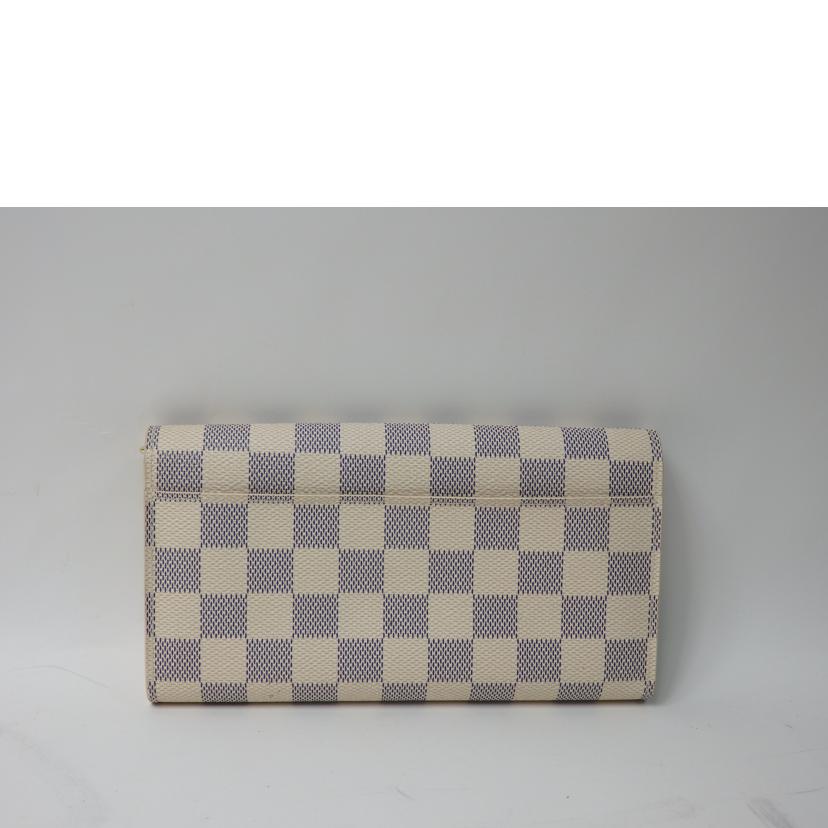 LV ルイヴィトン/ポルトフォイユ・サラ/ダミエ/アズール/N63208//CT4104/ABランク/84