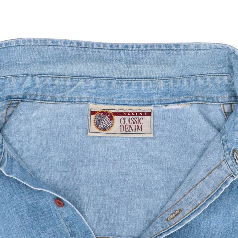 FINELINE/ヴィンテージ パッチワークデニムシャツ//Bランク/75