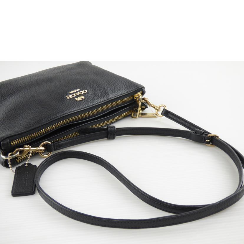 COACH コーチ/Wファスナーレザーショルダー/F34265//E19**/Bランク/64