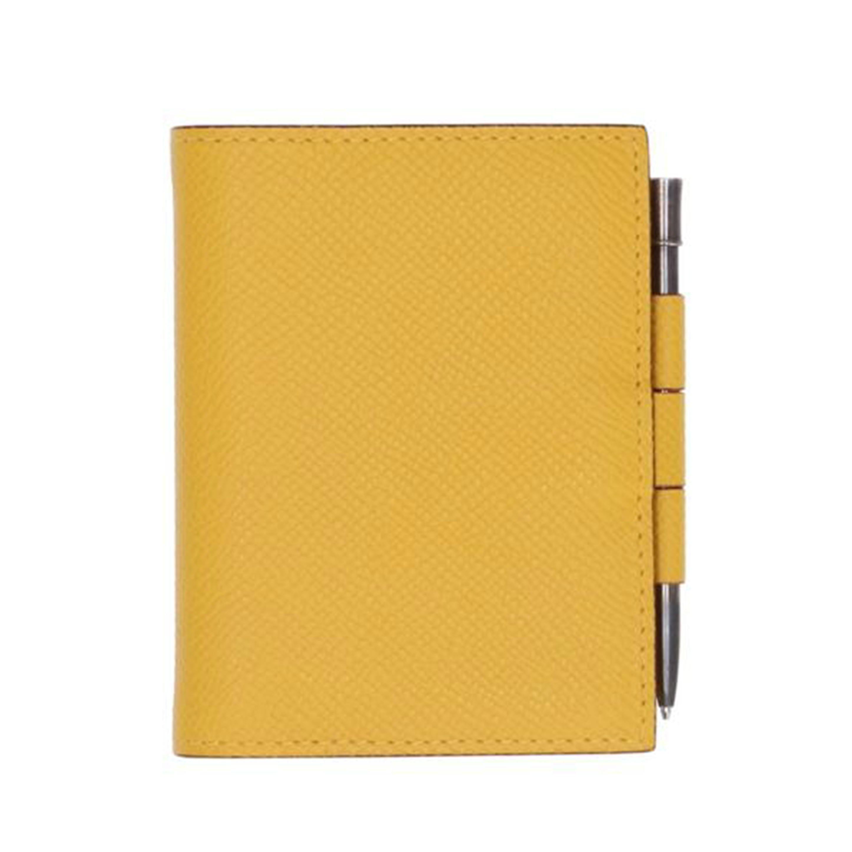 HERMES エルメス/アジェンダPM エプソン 手帳カバー/ジョーヌドール//□M ***/Aランク/01