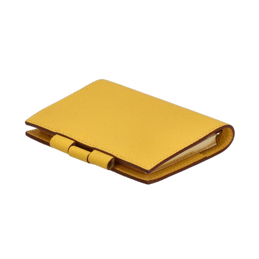 HERMES エルメス/アジェンダPM エプソン 手帳カバー/ジョーヌドール//□M ***/Aランク/01