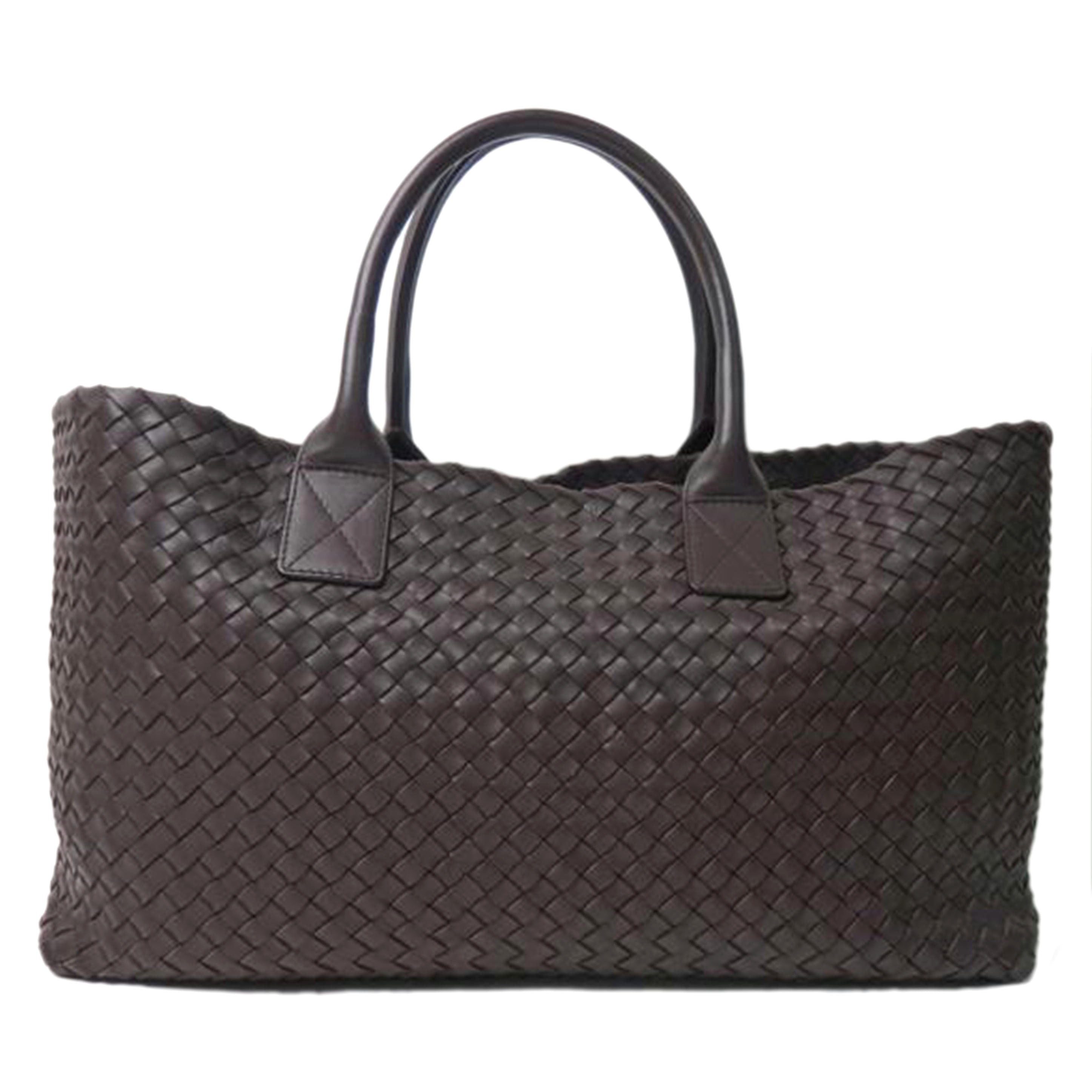 BOTTEGA VENETA ボッテガ・ヴェネタ/カバMM/750個限定/イントレチャート/ダークブラウン/115664 V9135 2040//EPEV 2010 7880 A/Aランク/84