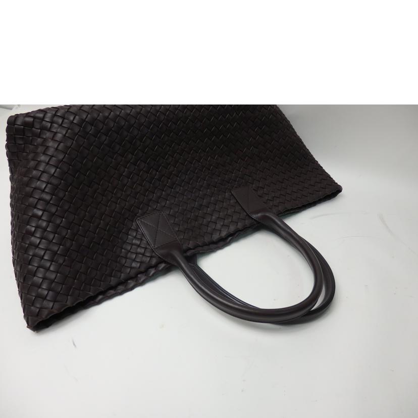 BOTTEGA VENETA ボッテガ・ヴェネタ/カバMM/750個限定/イントレチャート/ダークブラウン/115664 V9135 2040//EPEV 2010 7880 A/Aランク/84