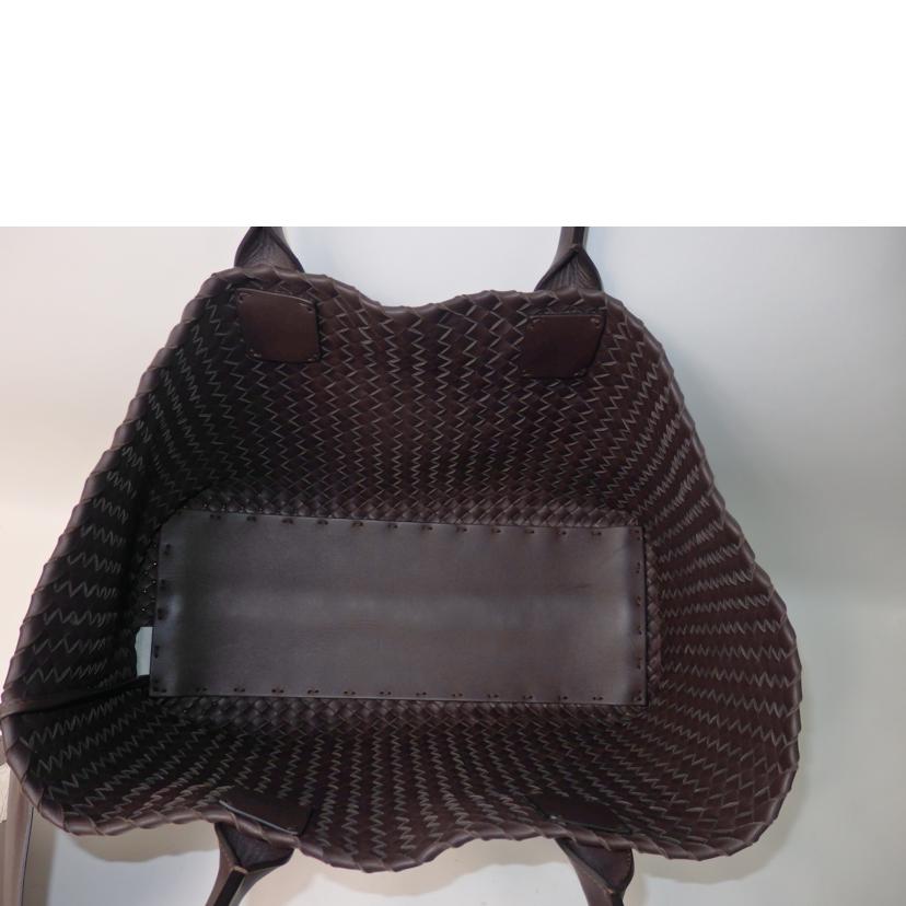 BOTTEGA VENETA ボッテガ・ヴェネタ/カバMM/750個限定/イントレチャート/ダークブラウン/115664 V9135 2040//EPEV 2010 7880 A/Aランク/84