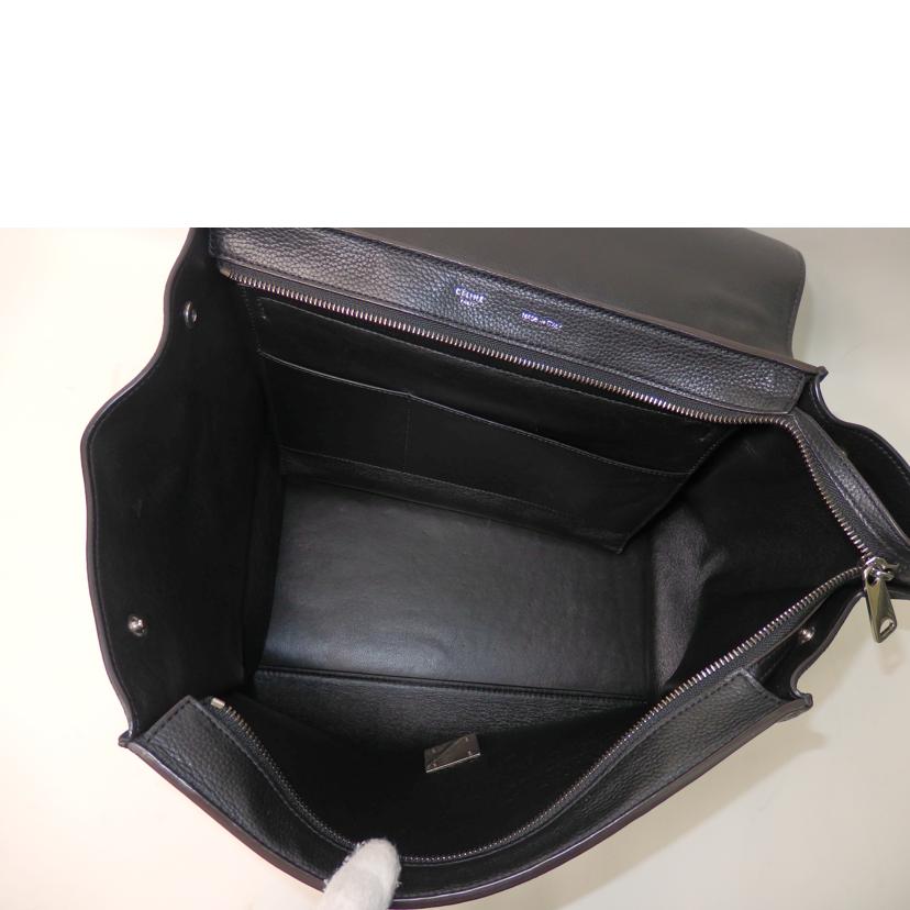 CELINE セリーヌ/トラペーズミディアム2wayバッグ/レザー×スウェード/黒//U-PA-0132/ABランク/84