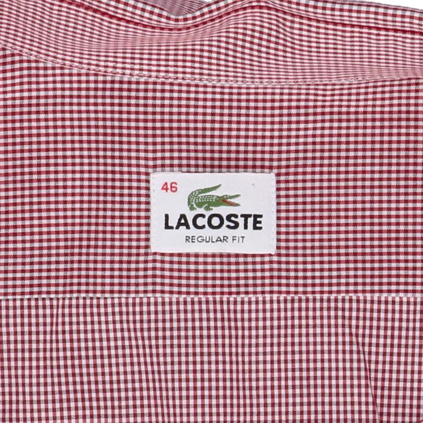 LACOSTE ラコステ/LACOSTE チェックシャツ・RD//ABランク/75