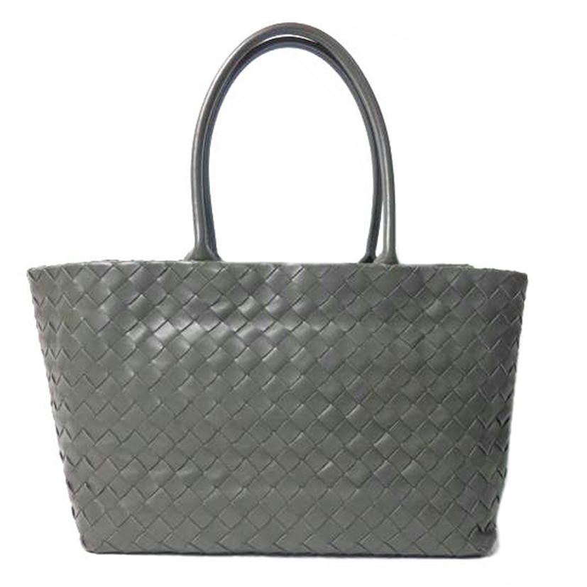 BOTEEGA VENETA ボッテガ・ヴェネタ/イントレチャート/トートバッグ/グレー/600504/B08*******/ボッテガ/Aランク/84【中古】