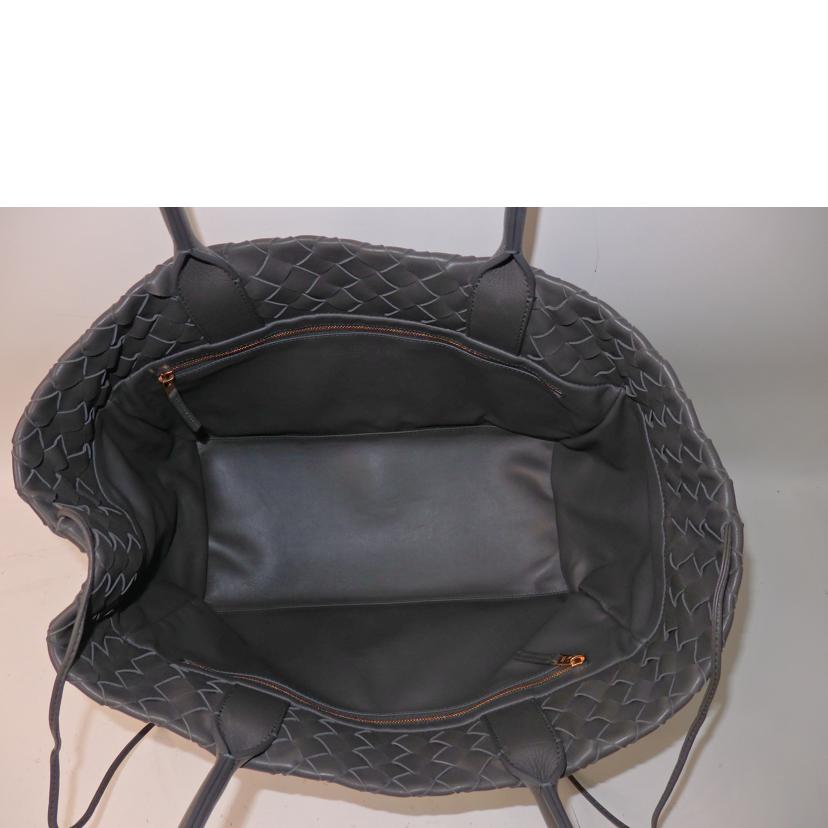 BOTEEGA VENETA ボッテガ・ヴェネタ/イントレチャート/トートバッグ/グレー/600504//B08529924S/Aランク/84