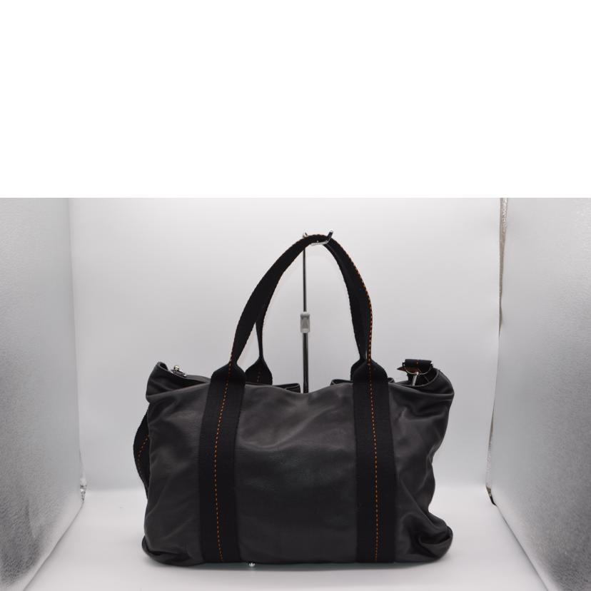 HERMES エルメス/キャラバン・ホリゾンタルPM/ヴォーデルマ/ノワール//ABランク/89