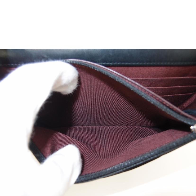 CHANEL シャネル ココマーク ショルダー 斜め掛け シルバー金具 黒 レディース/マトラッセラムスキン・チェーンウォレット/ブラック/A33814//17770014/ABランク/69