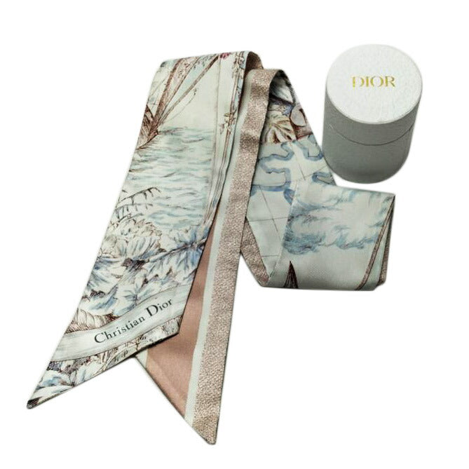 Christian Dior クリスティアン ディオール/ミッツァ シルクスカーフ/31REV1061616//ABランク/52