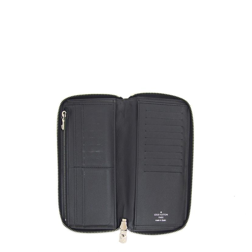 LV ルイ・ヴィトン ラウンドファスナー長財布 ブラック/ジッピーウォレット・ヴェルティカル/タイガ/ノワール/M30317//CA3***/Bランク/04