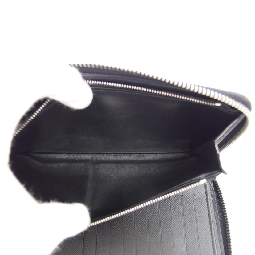 LV ルイ・ヴィトン ラウンドファスナー長財布 ブラック/ジッピーウォレット・ヴェルティカル/タイガ/ノワール/M30317//CA3***/Bランク/04