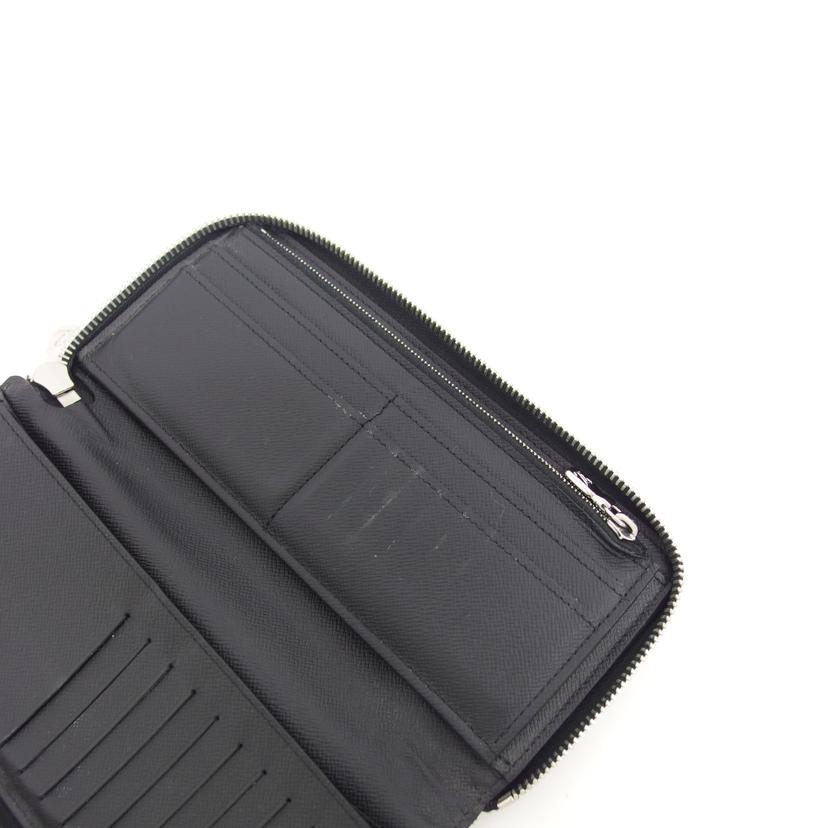 LV ルイ・ヴィトン ラウンドファスナー長財布 ブラック/ジッピーウォレット・ヴェルティカル/タイガ/ノワール/M30317//CA3***/Bランク/04