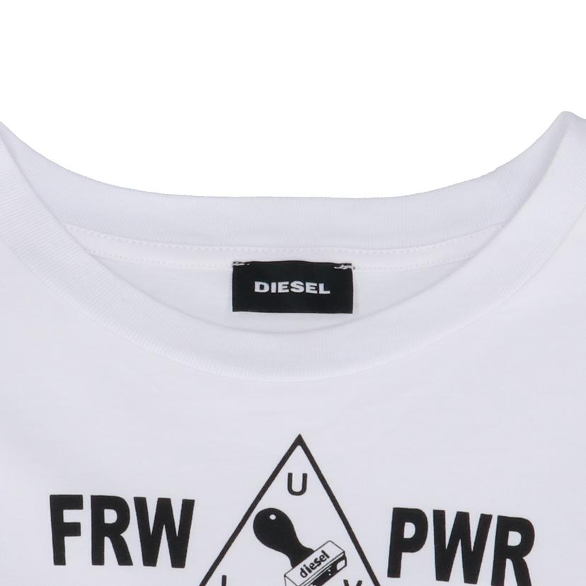 ディーゼル/DIESEL ロゴTシャツ・WH//Bランク/75