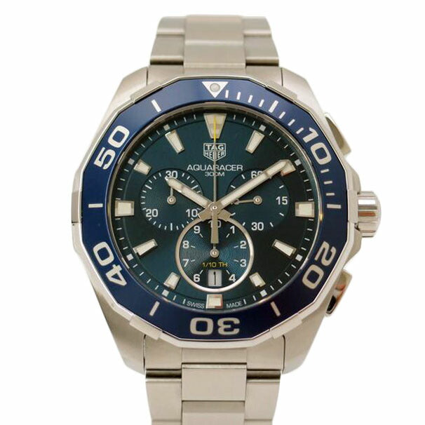 TAG Heuer タグホイヤー 腕時計 スポーツタイプ 青文字盤 メンズ/アクアレーサー・クロノグラフ/クオーツ/CAY111B.BA0927//WZX4152/SAランク/69