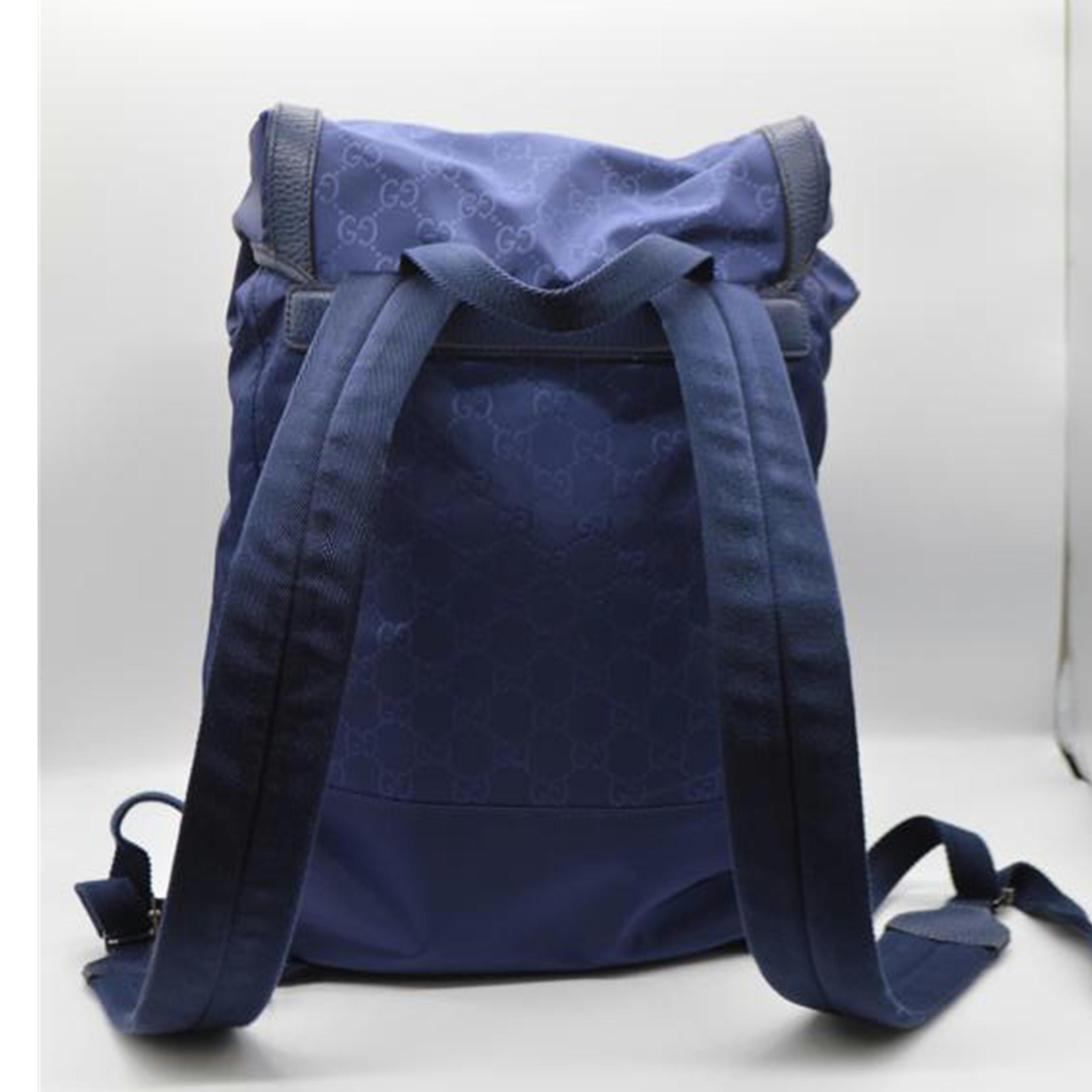 GUCCI グッチ/GGナイロンデイバックパック/ブルー/387071//498879/ABランク/89