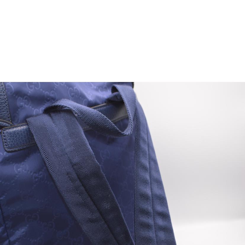 GUCCI グッチ/GGナイロンデイバックパック/ブルー/387071//498879/ABランク/89
