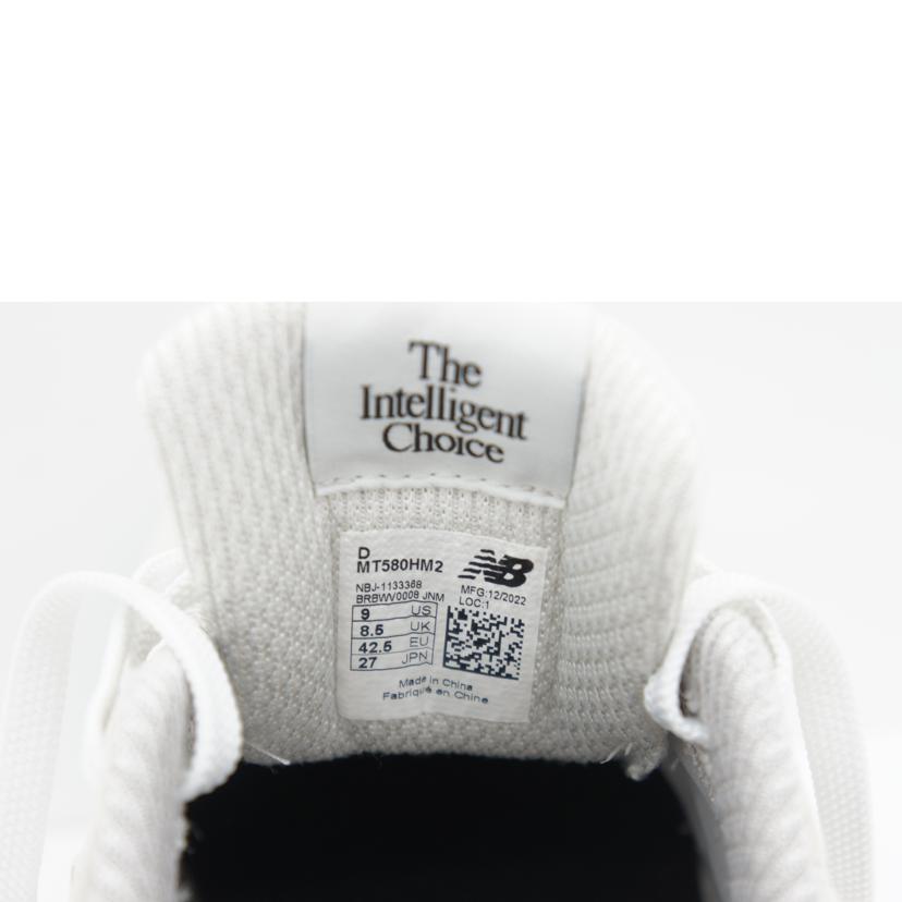 NB ニューバランス/コムデギャルソンオム×580/ホワイト/MT580HM2//サイズ:27cm/Aランク/75