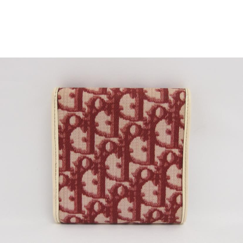 Dior ディオール コンパクトウォレット ボルドー/トロッター柄三つ折り財布/ナンバー1/CM0029//ABランク/04