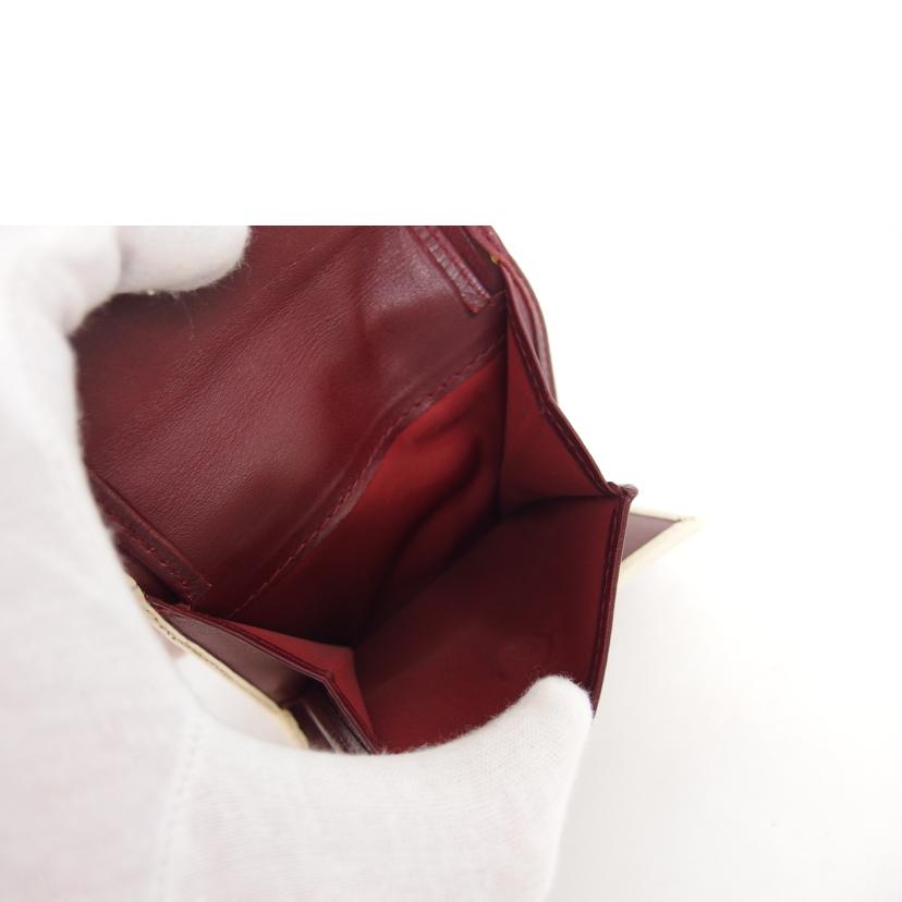 Dior ディオール コンパクトウォレット ボルドー/トロッター柄三つ折り財布/ナンバー1/CM0029//ABランク/04