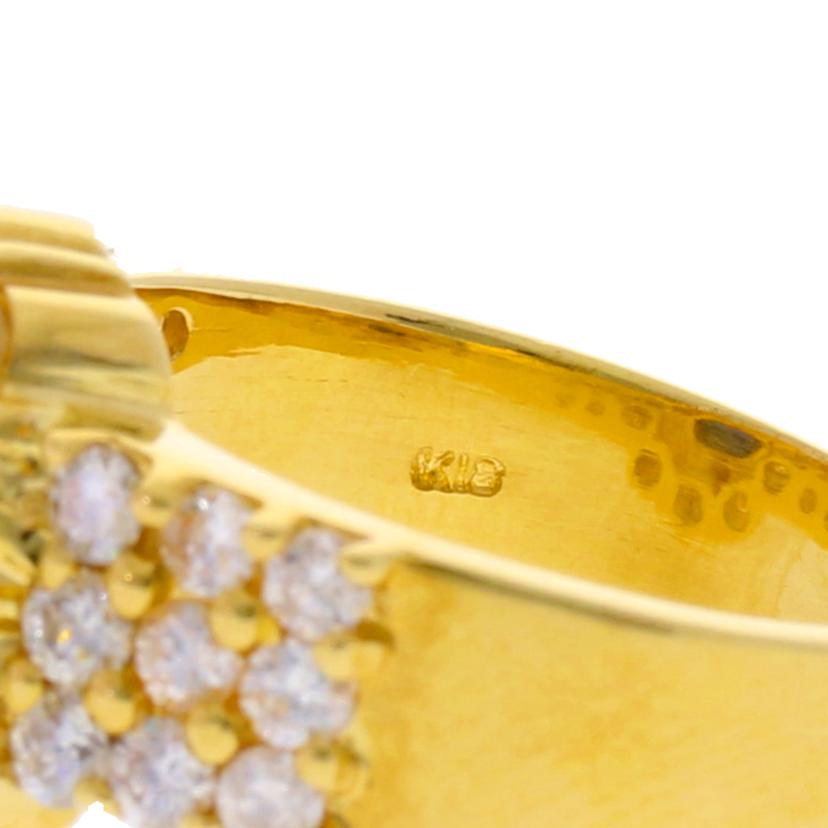 K18/K18サファイアダイヤR1.35/1.25鑑/7.8//1.35/1.25/Aランク/75