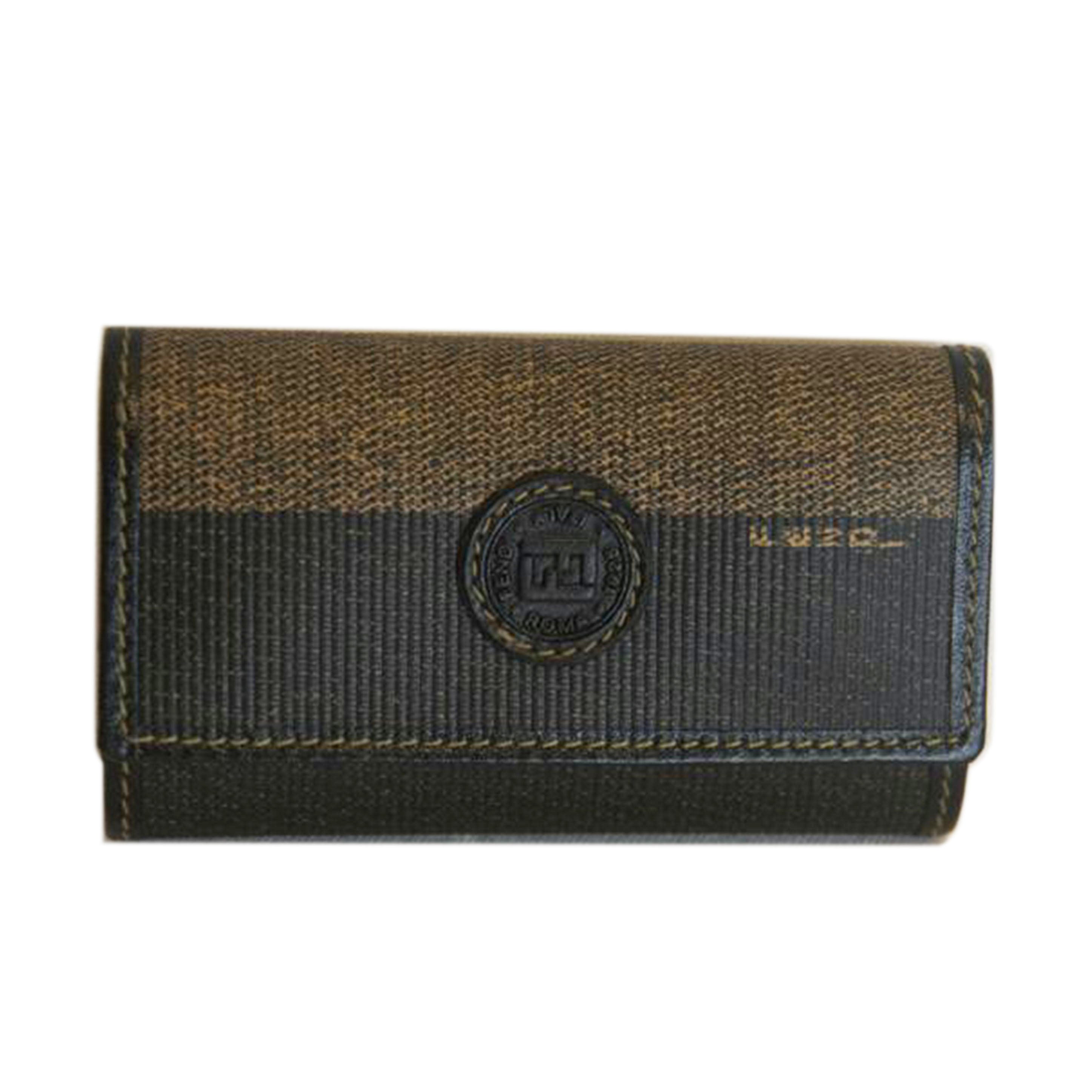 FENDI フェンディ/PVCペカン柄6連キーケース//Aランク/92
