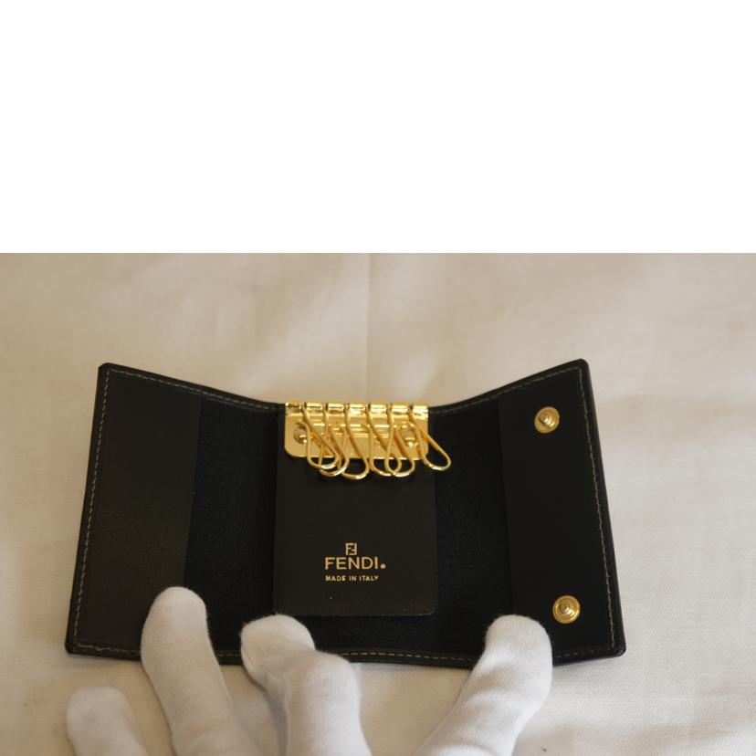 FENDI フェンディ/PVCペカン柄6連キーケース//Aランク/92