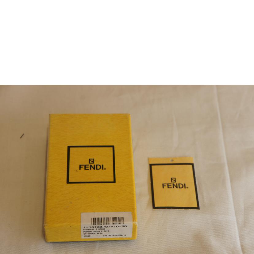 FENDI フェンディ/PVCペカン柄6連キーケース//Aランク/92