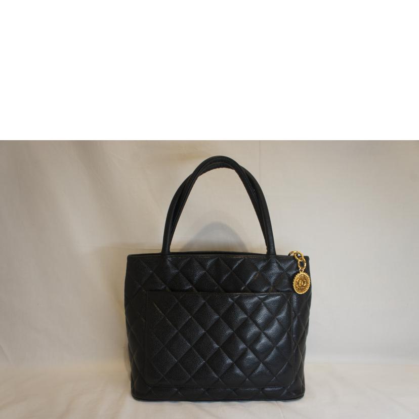 CHANEL シャネル/復刻トートキャビアスキンGD金具//5645882/Bランク/92