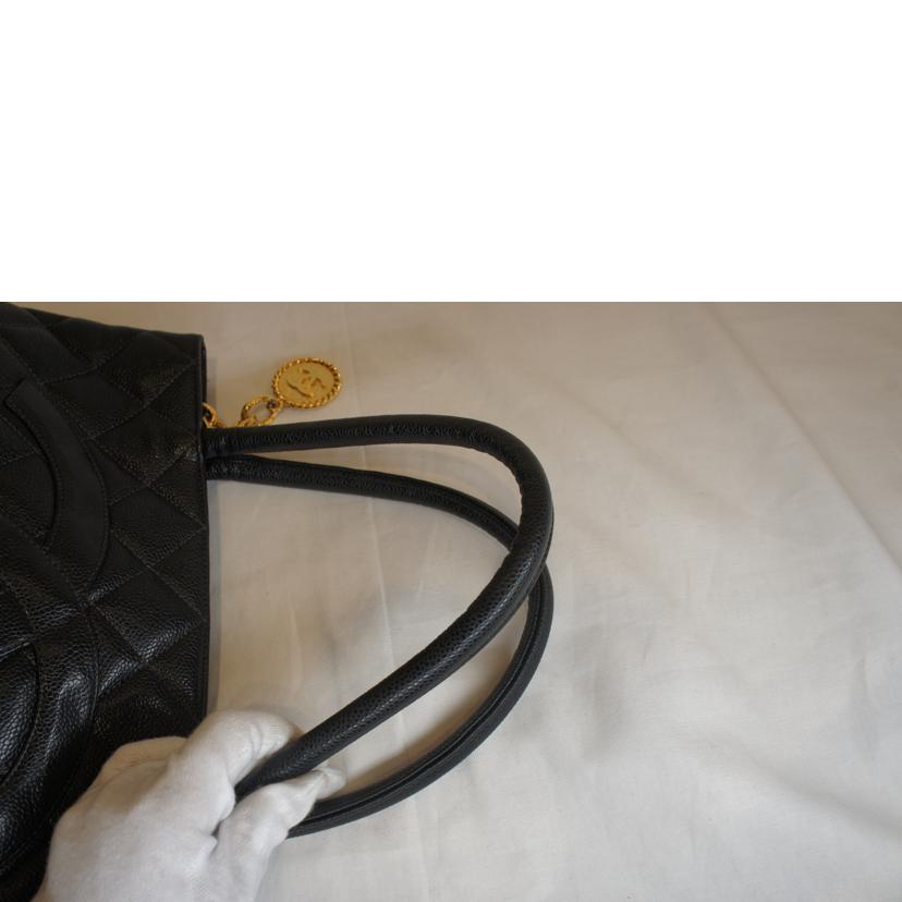 CHANEL シャネル/復刻トートキャビアスキンGD金具//5645882/Bランク/92