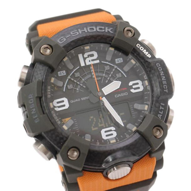 CASIO カシオ メンズ アウトドア カーボン 気圧 高度 クォーツ/G-SHOCK/マッドマスター/スマホリンク/GG-B100-1A9JF//966UNF/ABランク/69