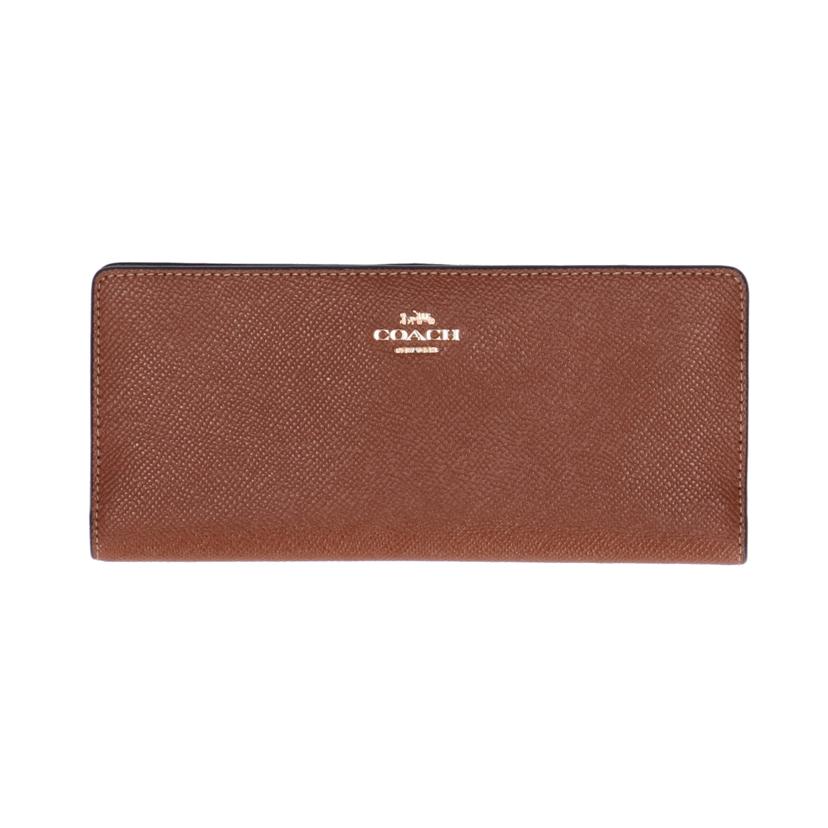 COACH コーチ/クロスレインレザーロゴスリム長財布/C3440//C21**/ABランク/94