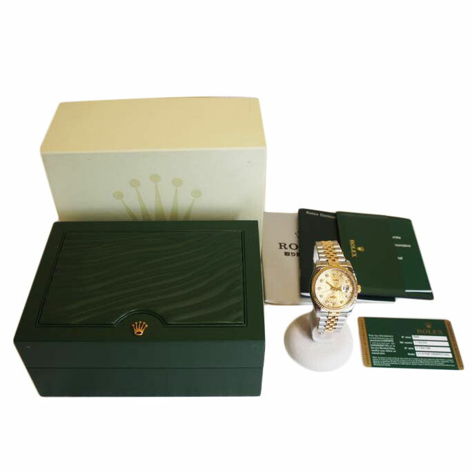 ROLEX ロレックス/デイトジャスト36コンビ10Pダイヤ/コンピュータ文字盤/116233G//V186795/SAランク/92