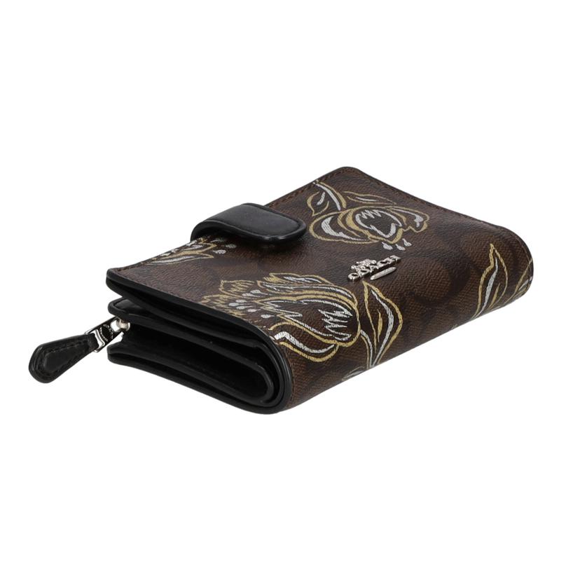 COACH コーチ/フローラルプリント2つ折り財布/F78077//G19**/ABランク/94