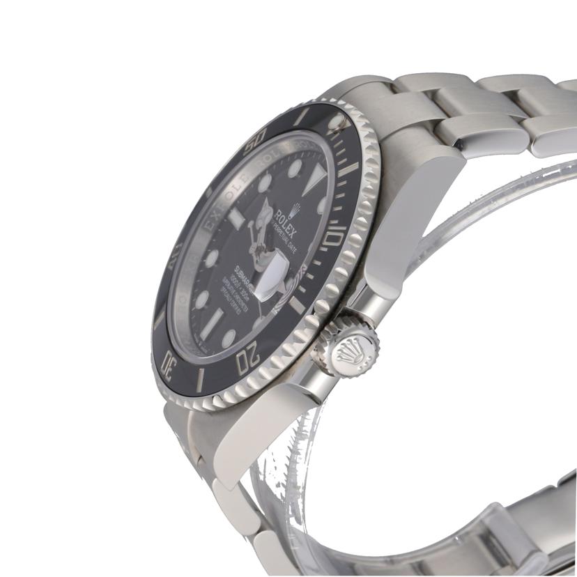 ROLEX ロレックス 黒サブ 腕時計 ランダムシリアル 2022年新ギャラ ステンレス 黒文字盤 メンズ 自動巻き/サブマリーナ・デイト・ブラック/ランダム番/126610LN//155*****/SAランク/75