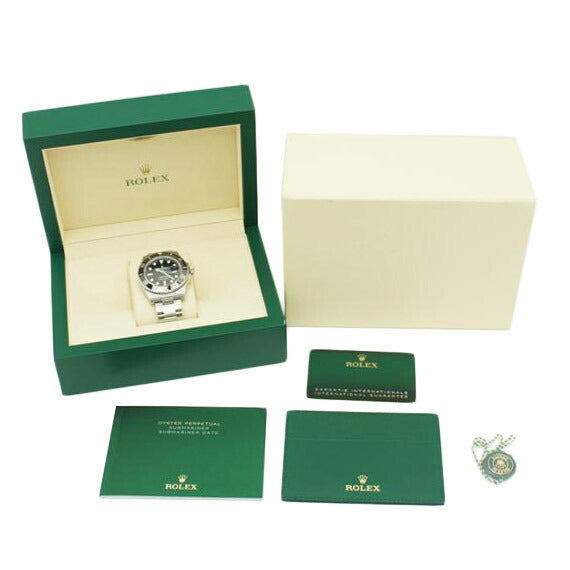 ROLEX ロレックス 黒サブ 腕時計 ランダムシリアル 2022年新ギャラ ステンレス 黒文字盤 メンズ 自動巻き/サブマリーナ・デイト・ブラック/ランダム番/126610LN//155*****/SAランク/75