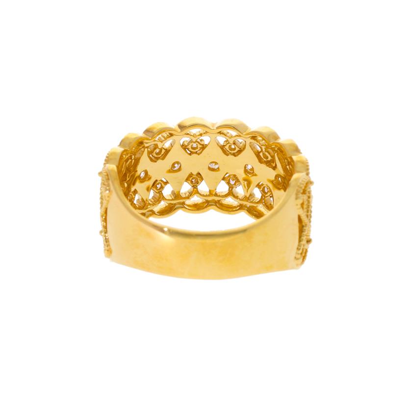 K18/K18ダイヤリング0.35ct/#17/9.1//0.35/Aランク/75